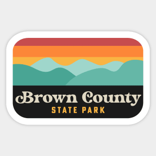 Brown County State Park Camping Nashville Indiana Sticker